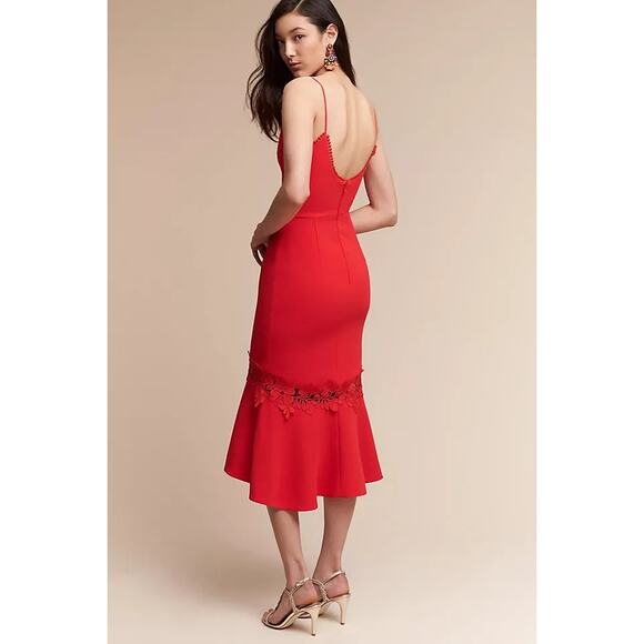 BHLDN Nicholas Amina Dress Red - Picture 2 of 10